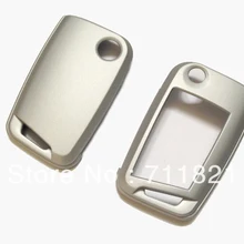 Жесткий Пластик дистанционного ключа обложка серебро для Volkswagen для VW Golf MK7