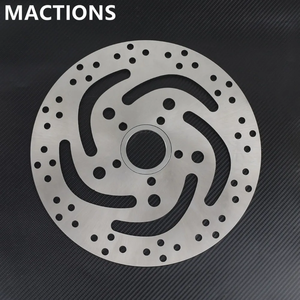 Motorcycle 292mm Rear Right Left Brake Disc Rotor Chrome Stainless Steel For Harley Sportster