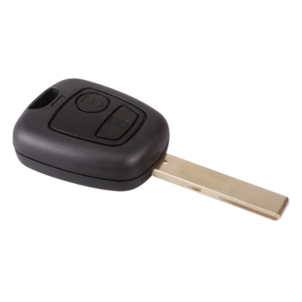Botão do Controle Fob para Peugeot 307 com Sulco Keyyou Carro Remoto Chave Shell Case 10x2 13 Chave do carro