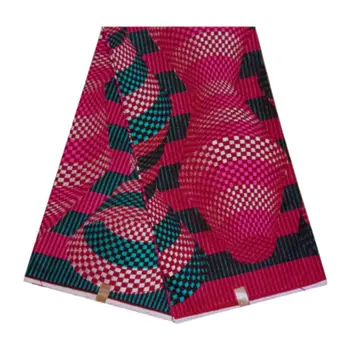 

African Wax Print 100% Cotton Ghana Wax Print Fabric African Wax Cloth Kente Fabric 6 Yards