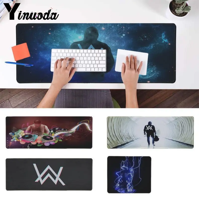 

Yinuoda Hot Sales Alan Walker Unique Desktop Pad Game Mousepad Free Shipping Large Mouse Pad Keyboards Mat