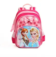 REGALO libre Anna Elsa Niños Bolsa Mochilas escolares Niñas Mochila Niños mochila escolar Mochila de Moda para Personajes de Dibujos Animados infantil