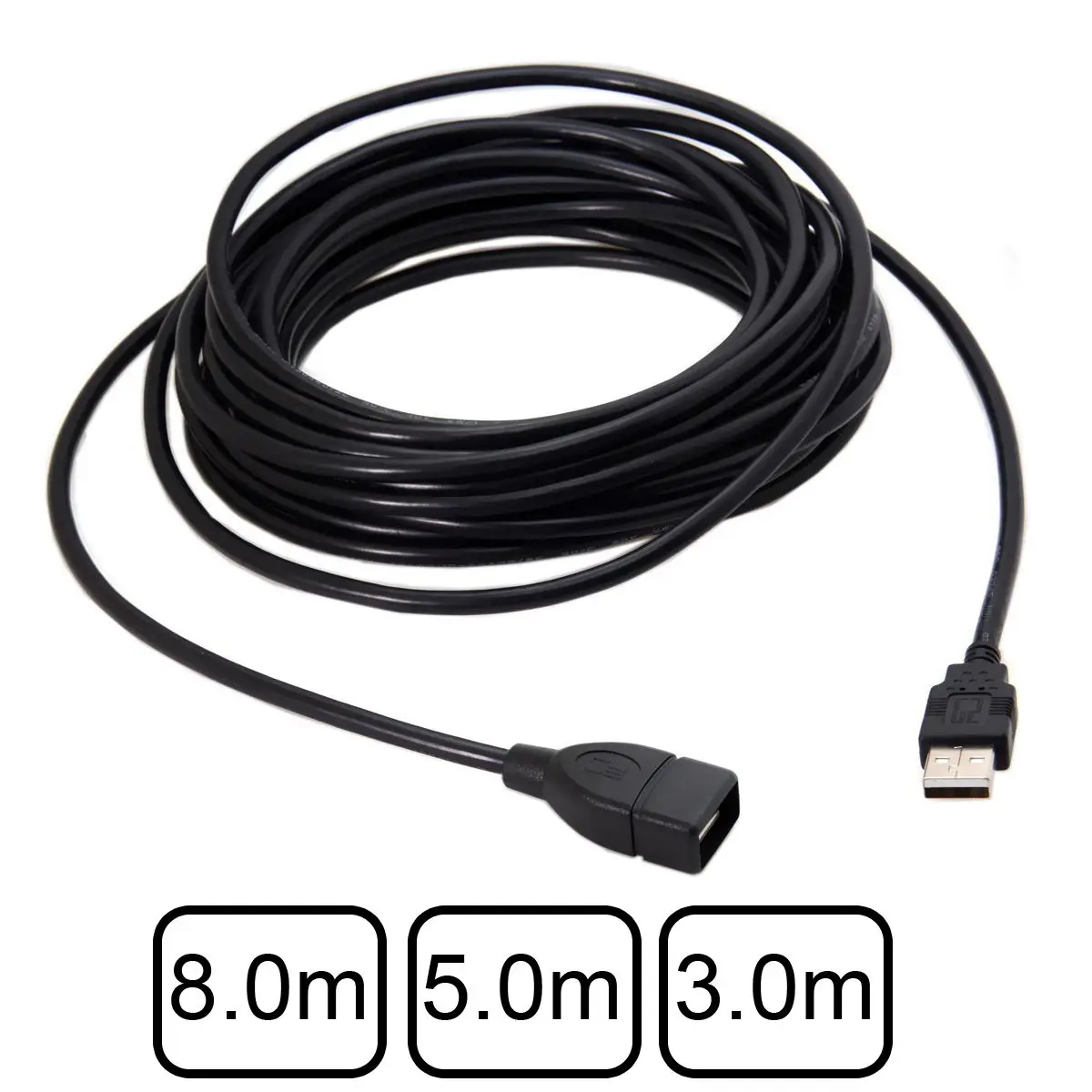 

Chenyang 3m 5m 8m USB Type-A Female to USB 2.0 Male Data Extension Cable for Hard Disk & Scanner & Printer