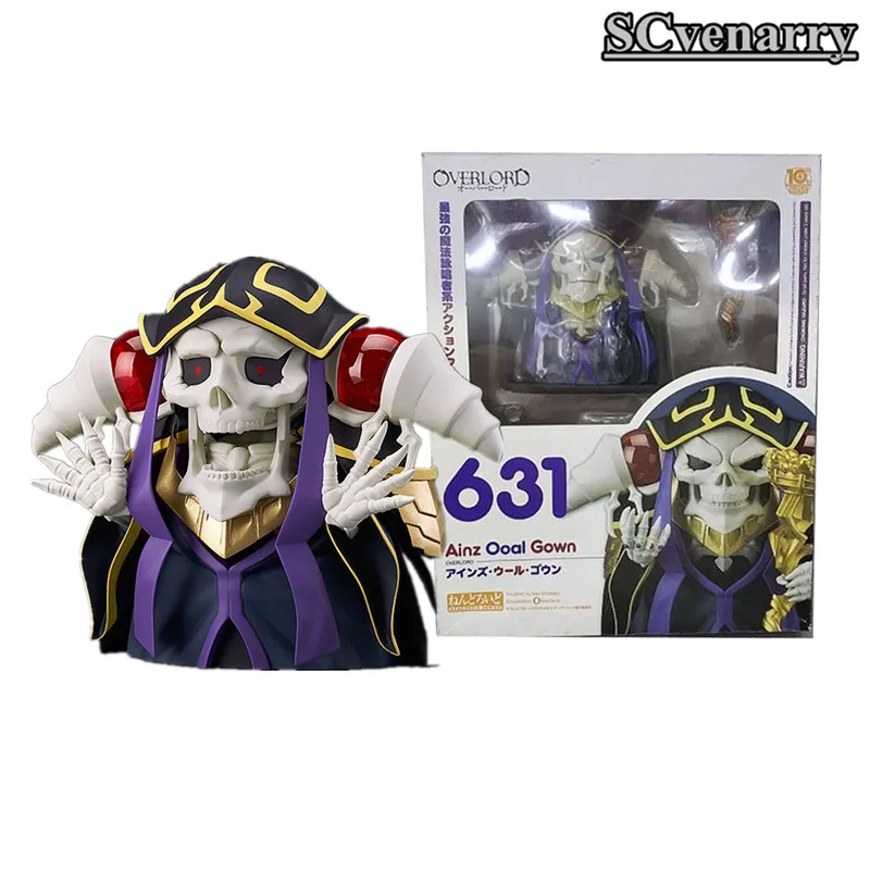 Nendoroid 631 Ainz ткань oawl Momonga фигурка хорошая улыбка 10th юбилей ПВХ Коллекционная