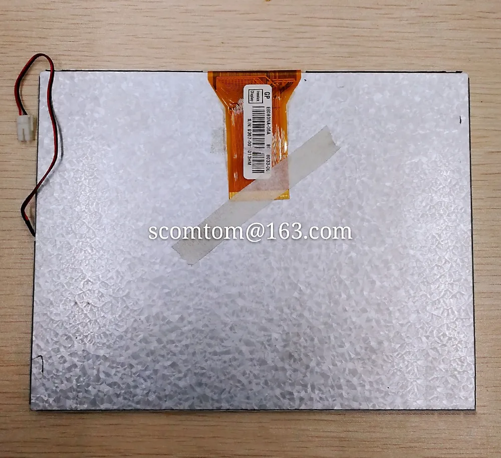 8.0 inch TFT LCD Screen Display EE080NA-06A 800(RGB)*600 SVGA