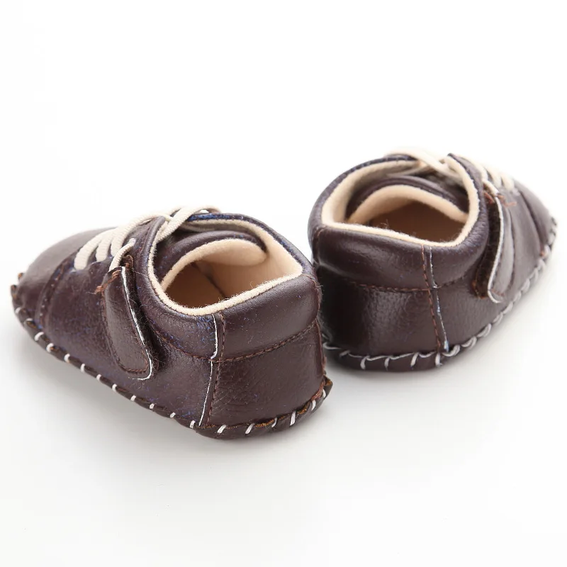 Cute Baby Boys Shoes PU Leather Boy Girls Soft Sole Non-Slip Magic Tape Spring Autumn Infant Casual Prewalker Baby First Steps