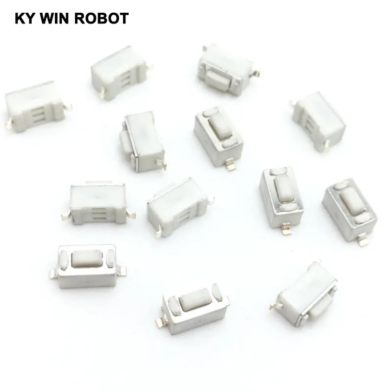 

100pcs/lot SMD Tact Switch 3*6*4.3H Microswitch Tactile Push Button Car Key Switch Button 3x6x4.3 mm