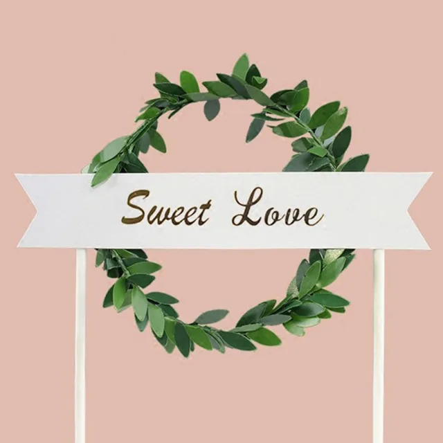 INS Style Cake Topper Happy birthday sweet love Wedding Cake Decorations Birthday Cake Cupcake Topper birthday party supplies S02