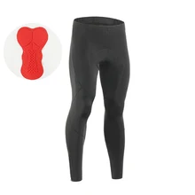 Мужские брюки для верховой езды MTB 3D Мягкие велосипедные колготки дышащие черные длинные эластичные велосипедные брюки быстросохнущие S-2XL велосипедные брюки