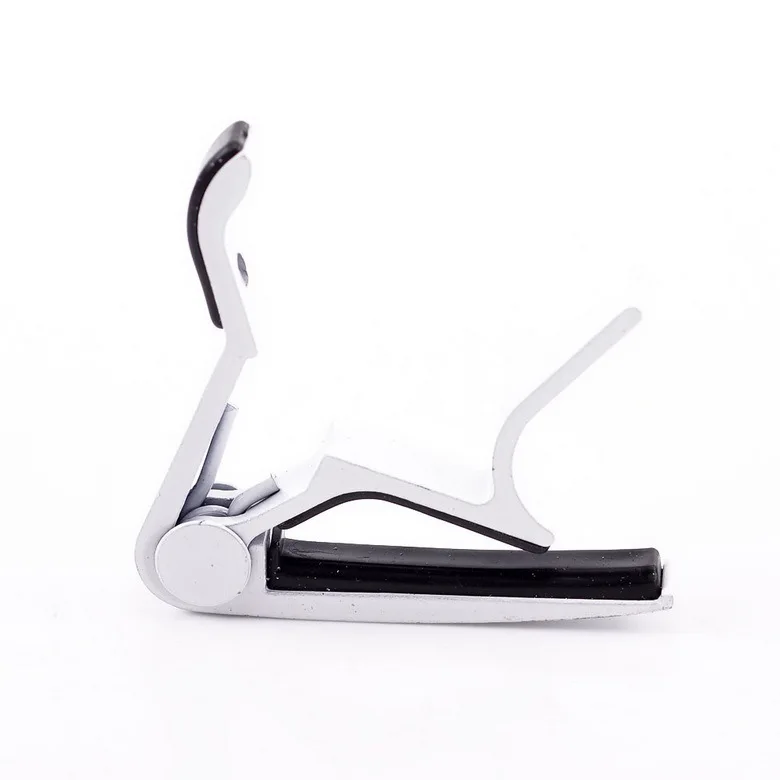 Acoustic Electric Tune Quick Change Trigger Guitar Capo Key Clamp White | Спорт и развлечения