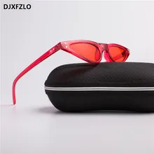 Новые маленькие Солнцезащитные очки женские кошачий глаз винтажные черные леопардовые красные треугольные стильные солнцезащитные очки «кошачий глаз» женские подарок uv400 Oculos