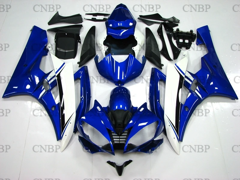 Обтекатели YZFR6 2006 Abs обтекатель YZF600 R6 2007 сине белый YZF 2007|abs fairing|yzf r6 2007yzf |