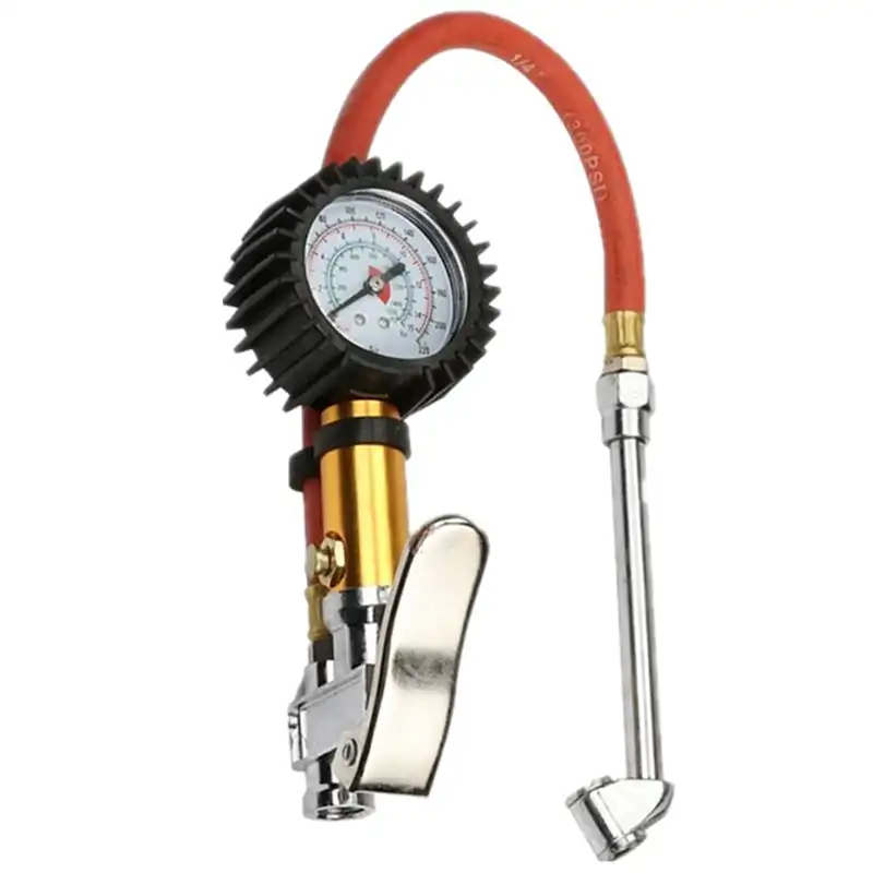 2X Bicycle Pump Extension Hose Inflator Tube Pipe Cord 150psi schrader Valve FJ