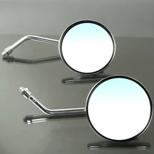 Универсальные зеркала для мотоциклов скутер аксессуары боковые зеркала зеркало заднего вида для yamaha Honda Suzuki Kawasaki bwm кафе гонщик