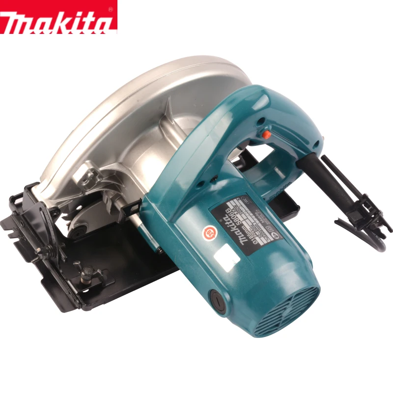 Электрическая циркулярная пила Makita 5806B деревообрабатывающая перевернутая