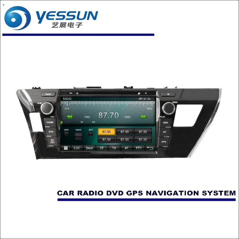 Best YESSUN For Toyota Corolla 2014~2016 LHD Car Radio CD DVD Player Amplifier Amplifier HD TV Screen GPS Navigation Audio Video 2