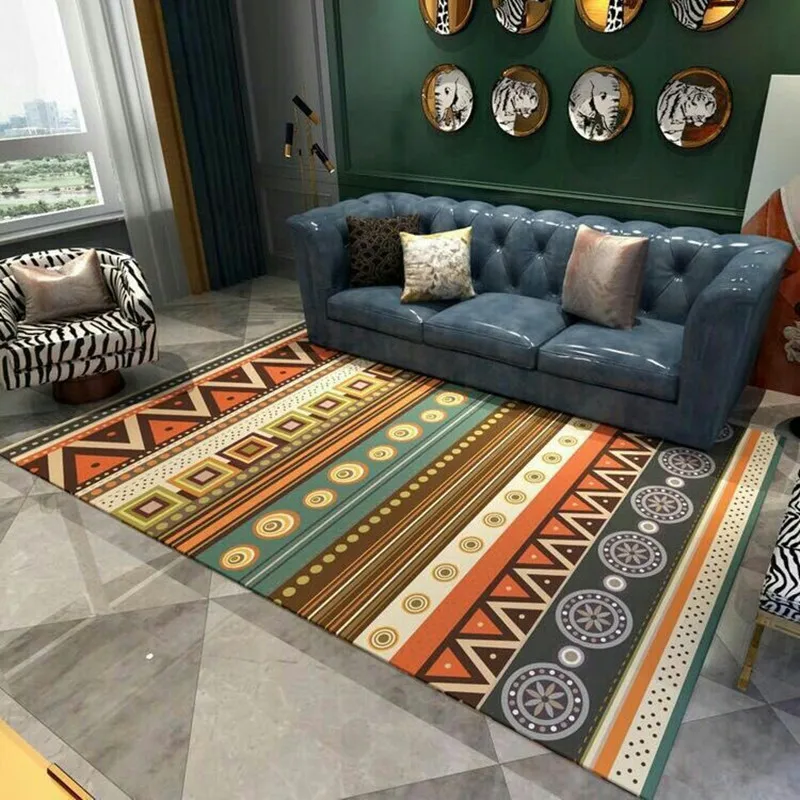 

Nordic Rug Geometric Carpet Kids Room Doormat Prayer Rug Doormat Large Area Rugs Rectangle Flannel Carpet Rug for Living Room