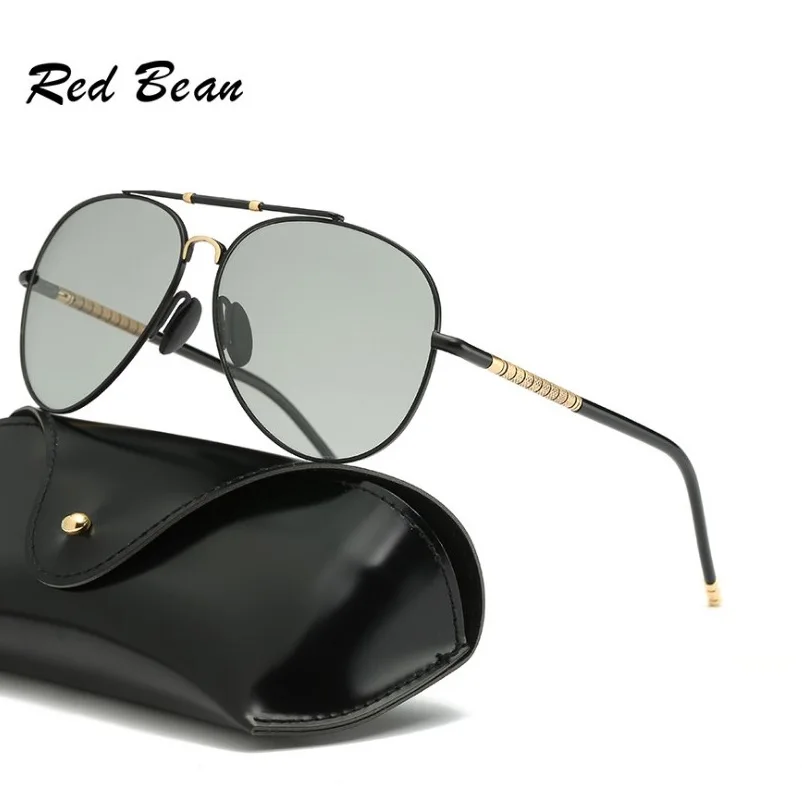 

width-149 New brand Sunglasses Photochromic UV400 big face Men Aluminum Magnesium Fishing Polarized Lens Driver Driving oculos