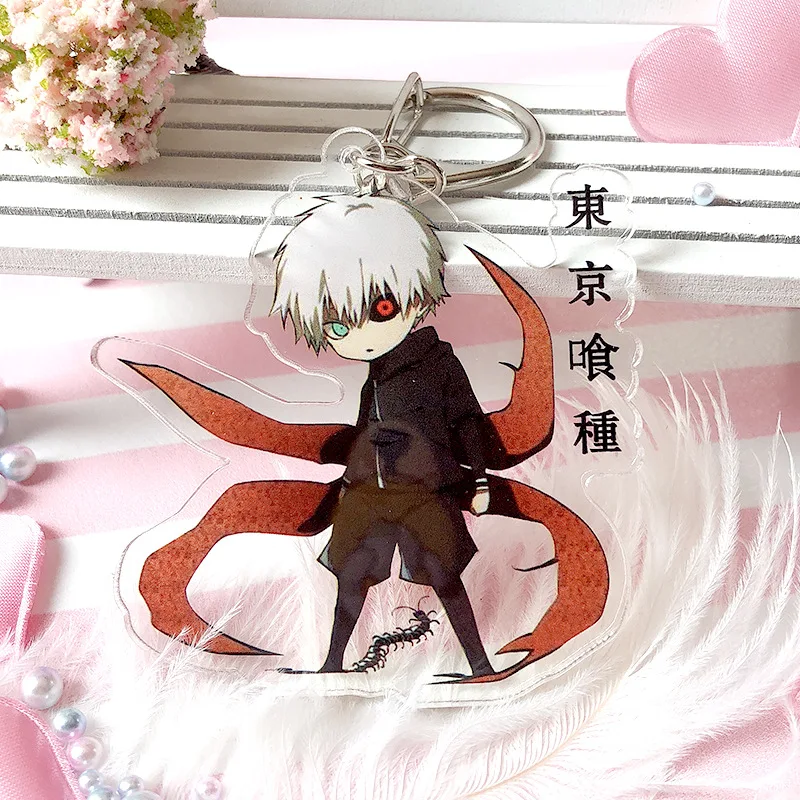 Японские Аниме брелки Tokyo Ghoul Мультяшные фигурки канезики автомобильные
