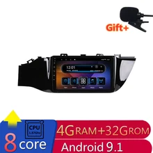 " 4G ram 2.5D ips 8 ядерный Android 9,1 автомобильный DVD мультимедийный плеер gps для KIA Rio 4 K2 автомобильный Радио Навигация встроенный wifi