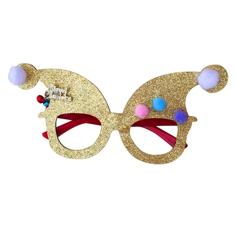 Christmas Glitter Eyeglasses For Event Party Christmas Decoration XMAS