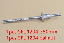 Диаметр 12 мм ШВП RM1204 винт длина 350 мм и SFU1204 шариковая гайка с ЧПУ гравировка машины 1 шт.