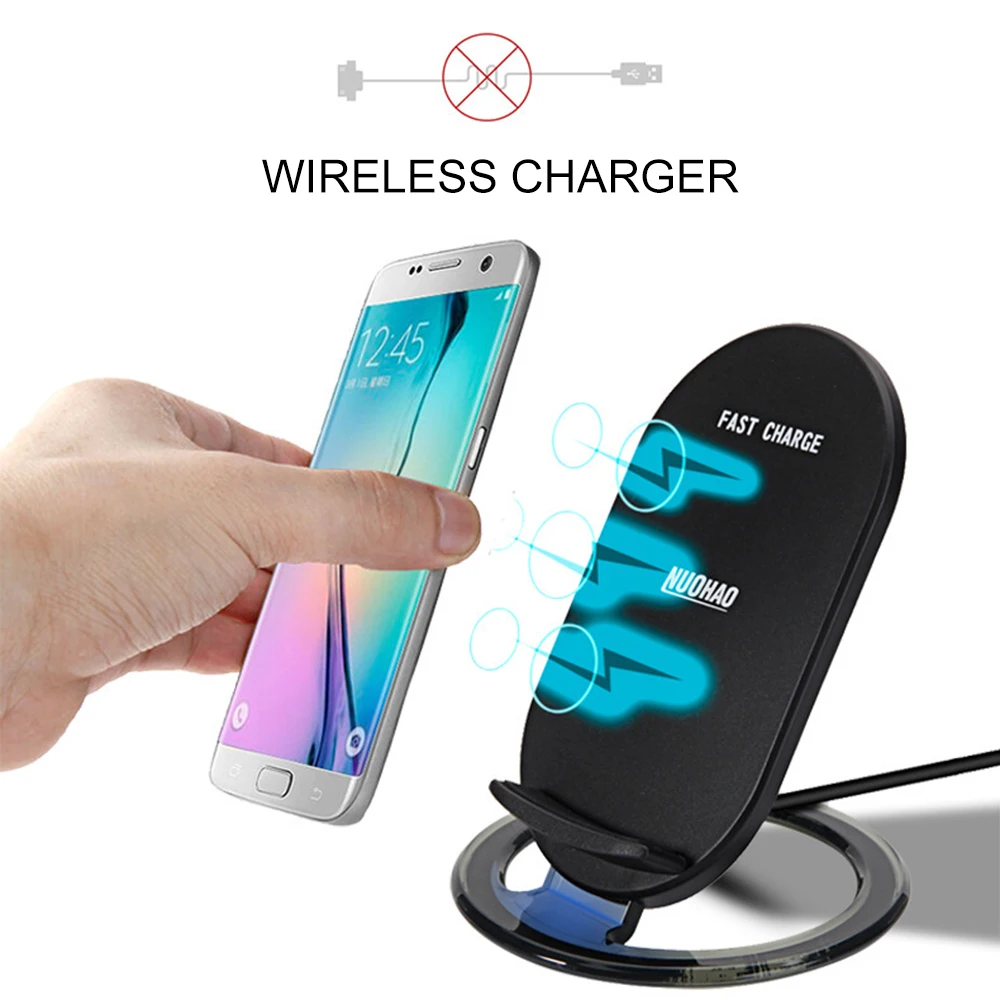 

QI fast wireless induction for Iphone 8 XR XS X max Samsung S10 S9 8 7 plus for xiaomi mi 9 phone charger pad charging station