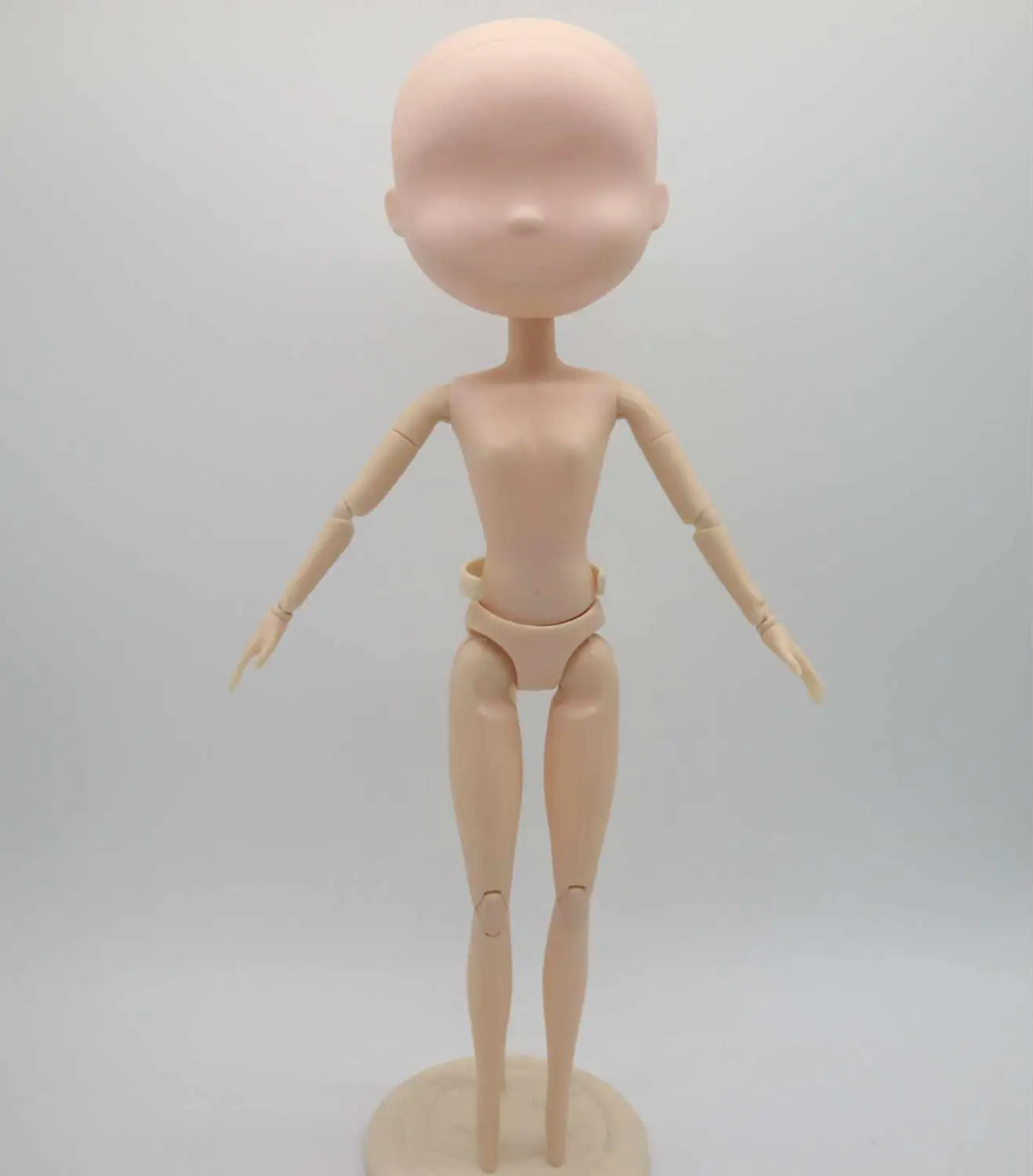 33 см куклы для девочек, пластиковые куклы, шарнирное тело, куклы, не макияж, кукла - Цвет: without hair doll