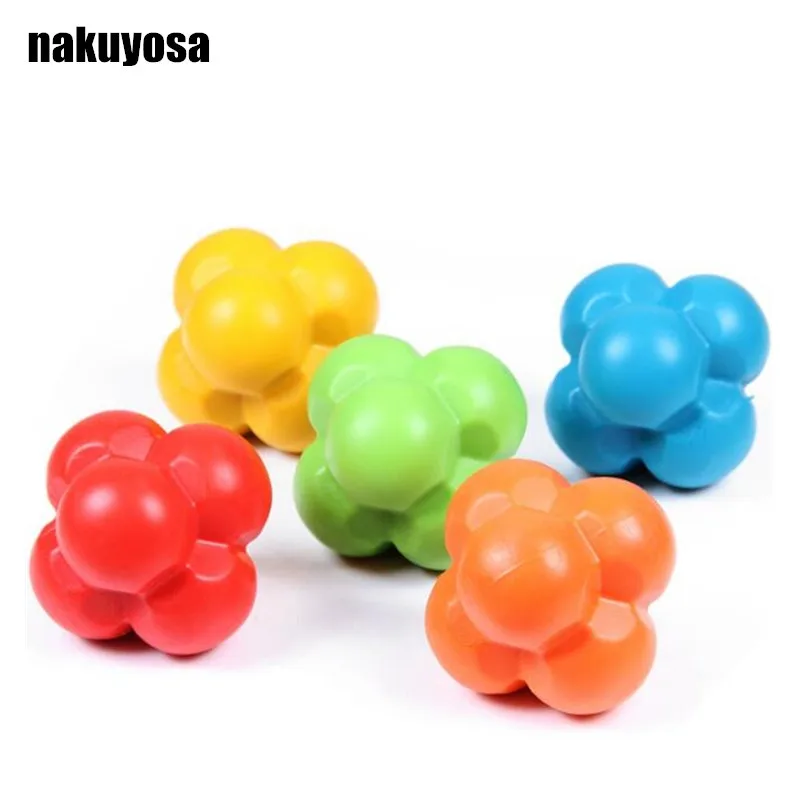 

Fitness hexagonal reaction ball sensitive ball tennis ball badminton reaction speed agility training ball Workout equipment
