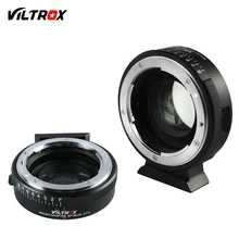 Viltrox Фокусное Редуктор Скорость Booster адаптер Turbo w/кольцо диафрагмы для Nikon объектив M4/3 камеры GH4 GH5 GF6 GX7 E-PL7 EM5 OM-D