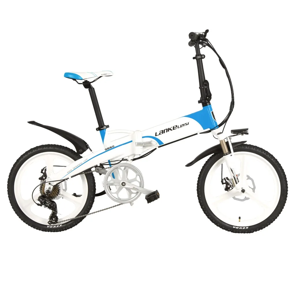Lankeleisi G660 font b Electric b font Bike Folding font b Bicycle b font City Ebike
