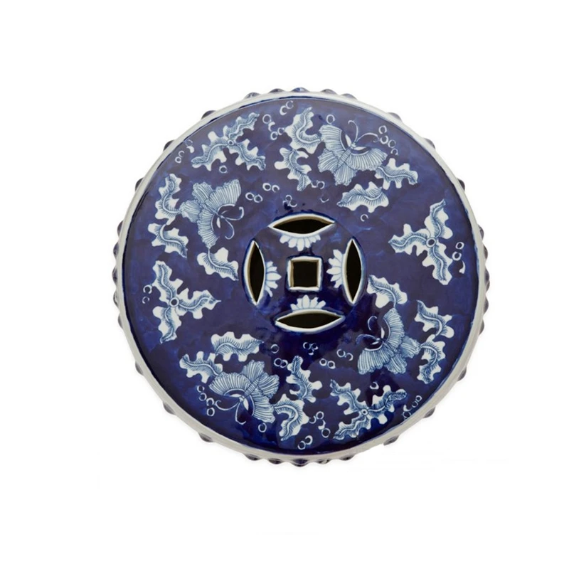 Традиционный китайский синий и белый керамический Сад барабан табуреты