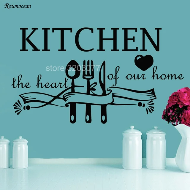 Best Price Art Wall Decals Quote Kitchen The Heart Of Our Dining Room Home Vinyl Sticker Removable Decoration Mural Tableware Wallpaper K12 Best Price Art Wall Decals Quote Kitchen The Heart Of Our Dining Room Home Vinyl Sticker Removable Decoration Mural Tableware Wallpaper K12