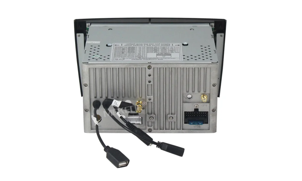 Top MEKEDE 2 din car dvd player Android 9.1 autoradio multimedia player for PEUGEOT 308 2007-2013,408 2011-2014 with gps navigation 9