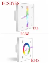 LTECH EX4/EX4S RGBW Сенсорная панель DMX512 2,4 ГГц DMX512 сигнала синхронного управления для rgbw светодиодные полосы AC100V-240V сенсорная панель
