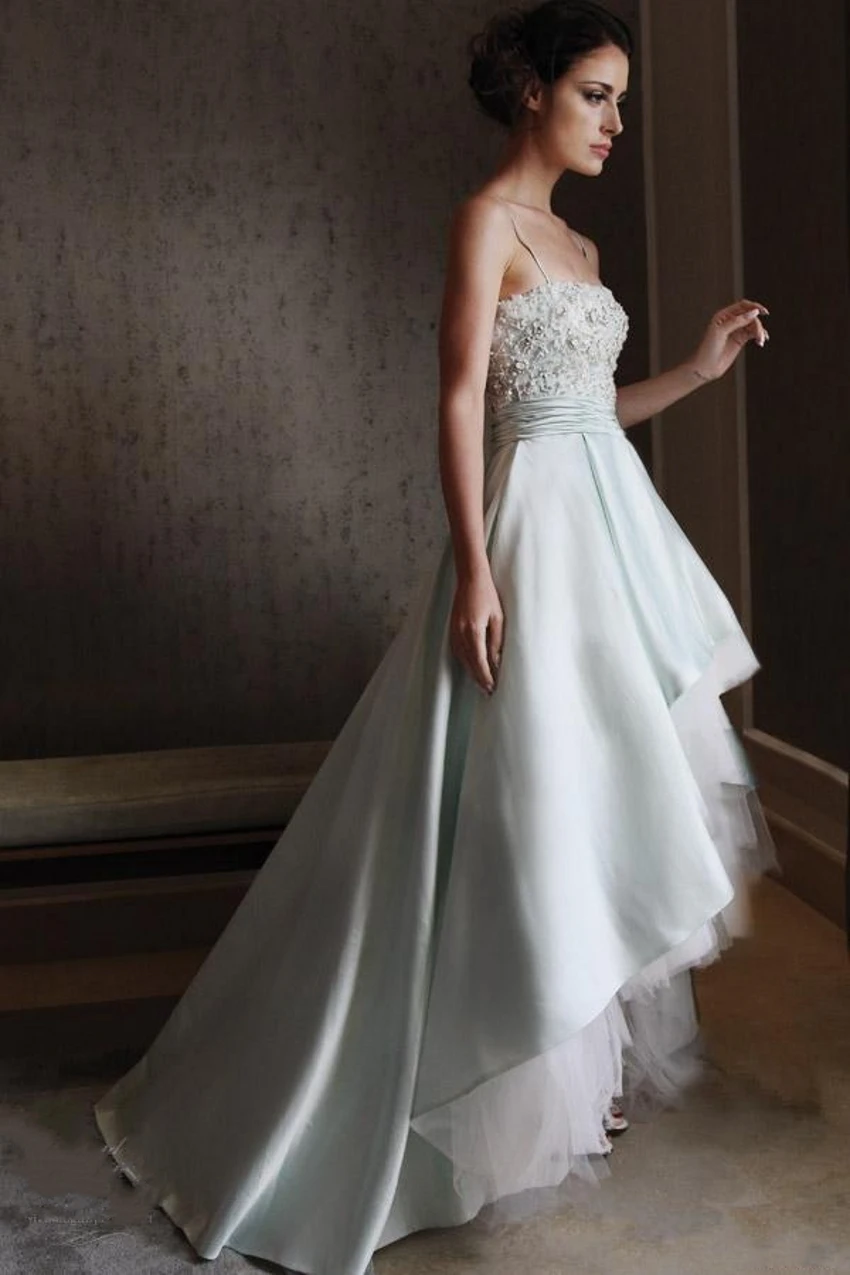 Hot Sale Luxury Pearls A Line Beading Wedding Dresses ...