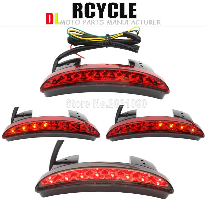 

LED Fender Edge Brake Turn Signal Rear Tail Light For Harley Sportster 883 Iron 883 Sportster 1200 XL1200X Chopper Motorcycle