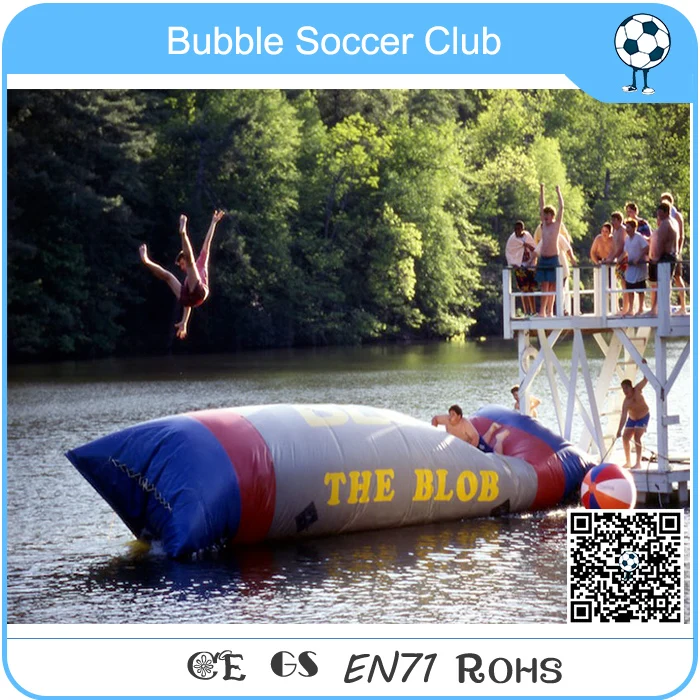 

Free Shipping 7x3m 0.9mm PVC Tarpaulin Inflatable Water Blob Jump For Summer Fun