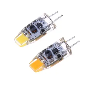 

G4 1.5W 0705 AC 12V COB LED Dimmable Bulb White/Warm Silicone Light Lamp