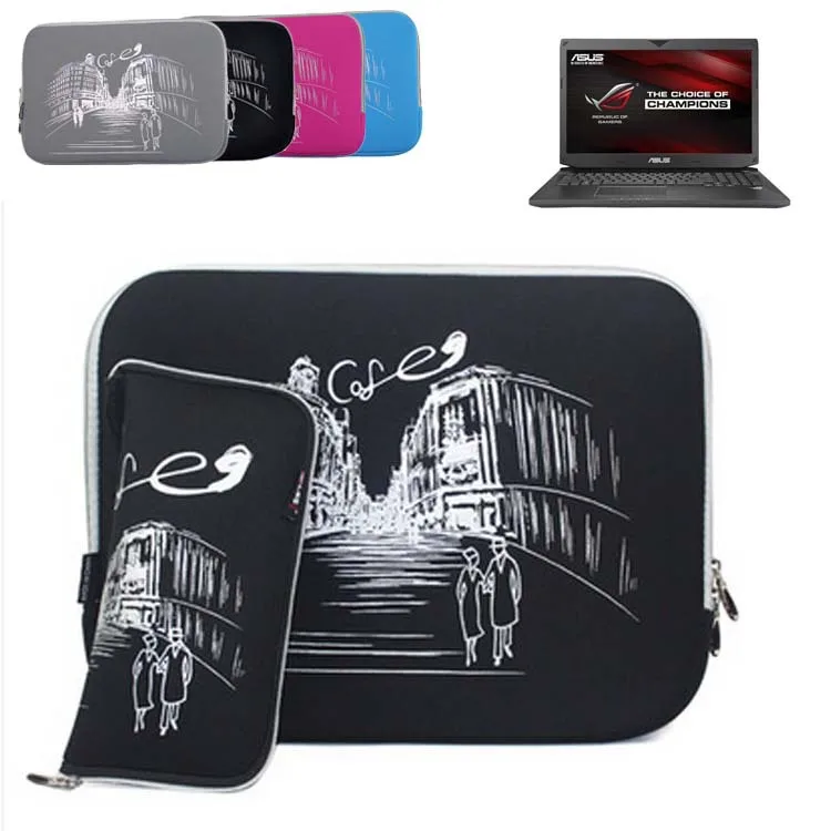 

For ASUS ROG  G751JY/ G750JZ/JW series 17 17.3 inch Laptop Bag Notebook Sleeve Slim Neoprene Protective Skin Case Bag Cover
