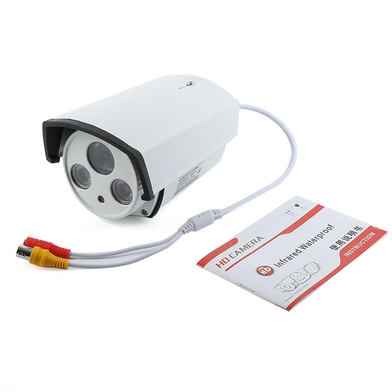 4 мм объектив высокого качества безопасности IP Камера HD 1200TVL 1/4 CMOS 2 ИК ночного Водонепроницаемый открытый монитор системы безопасности CCTV Камера прочный