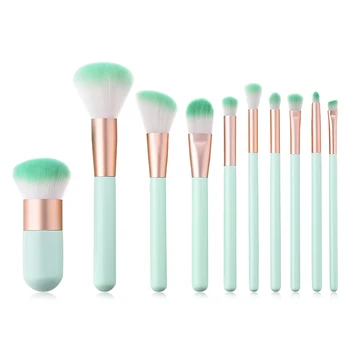 

10pcs/set Professional Makeup Brushes Make up Brush set Cosmetics Tools Foundation Powder Definer Shader Liner