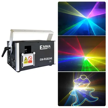 

Tax Free 3 watt RGB Laser Light Ilda dmx Laser Light Show 3000MW RGB animation Laser Projector With 3D Effect ,3W dj Party Light
