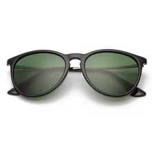 4171 erika классические круглые солнцезащитные очки для женщин и мужчин 54 мм стеклянные линзы зеркальные солнцезащитные очки oculos de sol Gafas очки для взрослых UV400