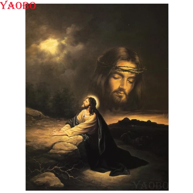 5D DIY Diamond Painting Jesus religion Picture Of Rhinestone Full
