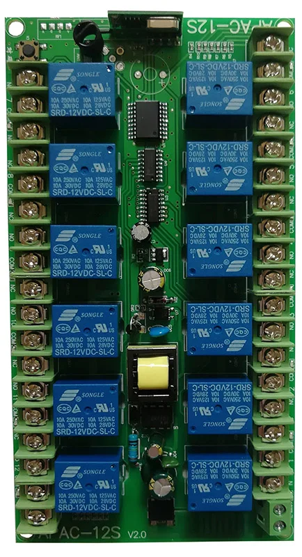 3000 м AC220V 12CH канал 12CH радио Управление; RF Беспроводной дистанционного Управление мостовой кран Системы приемник+ передатчик - Цвет: Черный