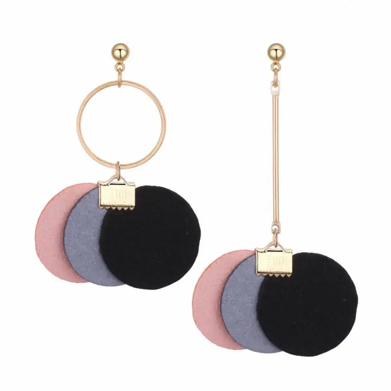 

TONGKWOK Bohemia Exaggeration Dangle Earrings For Women Silk Thread Tassel Pearl Long Chandelier Earrings #131019