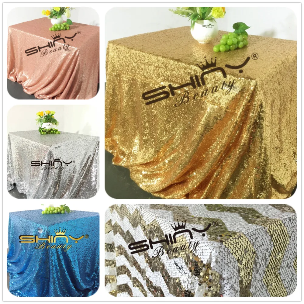 sequin tablecloth rectangle