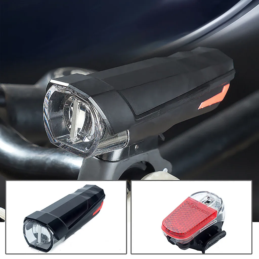 

Cycling Light Standard Bike Tail Light Set USB Recharge Bike Headlight Bicycle Accessory