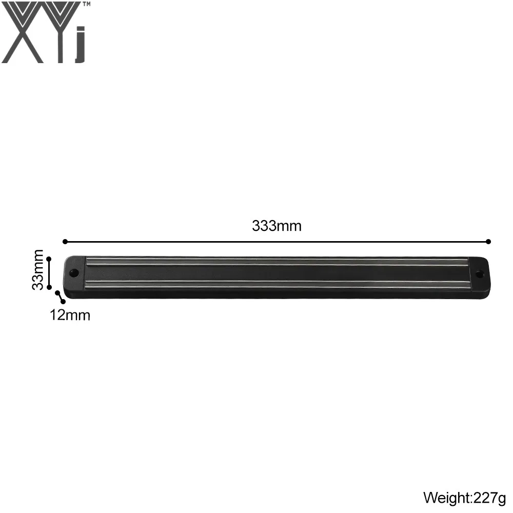 XYj Многофункциональный кухонный нож шеф-повара ножи с черным лезвием кухонные ножи 3Cr13 высокотвердое лезвие антипригарные Hadle кухонные инструменты - Цвет: 13.5 inch holder